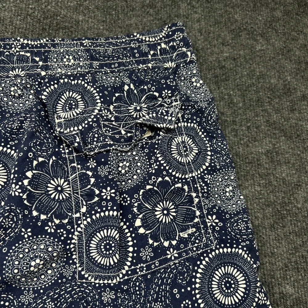 Vilebrequin Men's Swim Trunks Colorful Size 6XL Blue Geometric ***FLAWS***